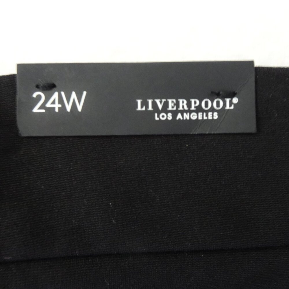 Liverpool Pencil Skirt Women's Plus Size 24W Black Short Capsule Wardrobe - Picture 9 of 12
